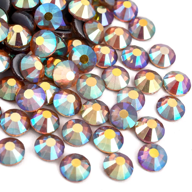 Wholesale Normal Colors Glass Crystal Hotfix Rhinestone Wholesale Flatback Rhinestones for Garment