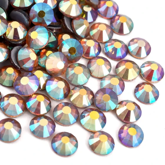 Wholesale Normal Colors Glass Crystal Hotfix Rhinestone Wholesale Flatback Rhinestones for Garment