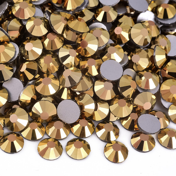SS3-SS30 Colorful Non Hotfix Rhinestones Crystal Glue on Strass Diamond Rhinestones for Garment Nail Art Decorations