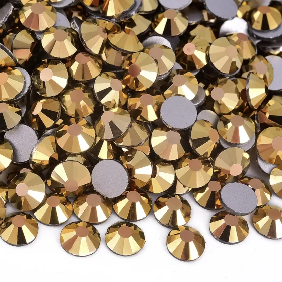 SS3-SS30 Colorful Non Hotfix Rhinestones Crystal Glue on Strass Diamond Rhinestones for Garment Nail Art Decorations
